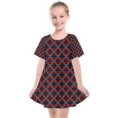 Pattern Design Artistic Decor Kids  Smock Dress