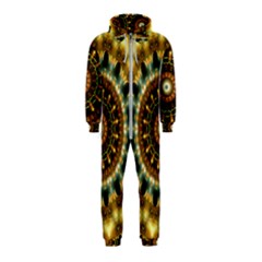 Pattern Abstract Background Art Hooded Jumpsuit (kids)