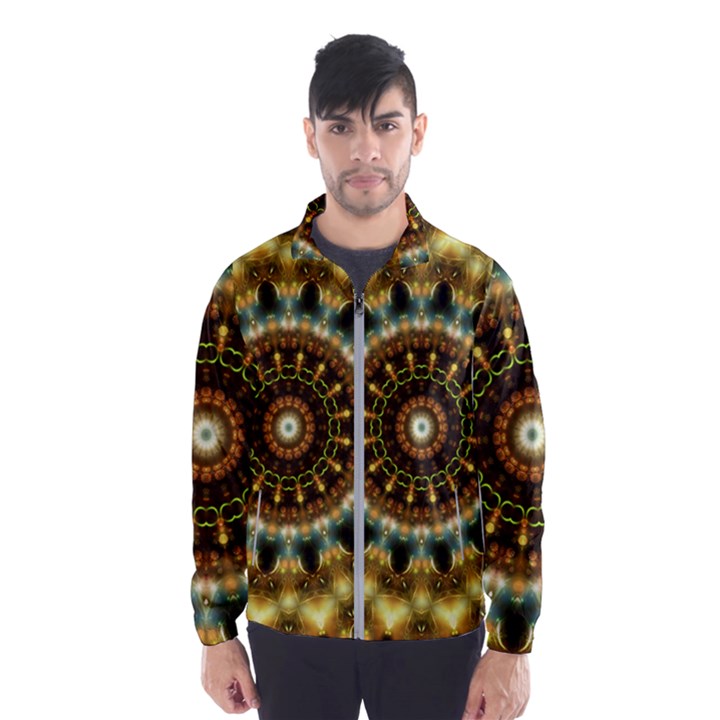 Pattern Abstract Background Art Windbreaker (Men)