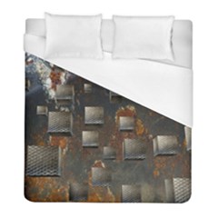 Background Metal Pattern Texture Duvet Cover (full/ Double Size) by Celenk