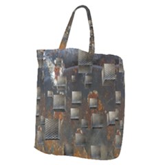 Background Metal Pattern Texture Giant Grocery Tote by Celenk