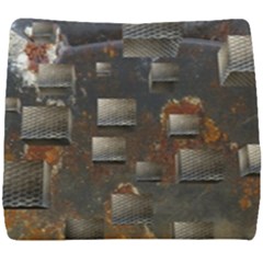 Background Metal Pattern Texture Seat Cushion by Celenk