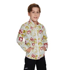 Background Pattern Flower Spring Windbreaker (kids)