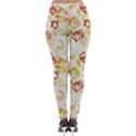 Background Pattern Flower Spring Lightweight Velour Leggings View2