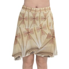 Wells Cathedral Wells Cathedral Chiffon Wrap Front Skirt by Celenk