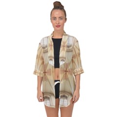 Wells Cathedral Wells Cathedral Open Front Chiffon Kimono by Celenk