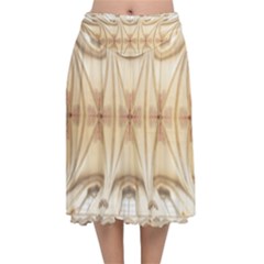 Wells Cathedral Wells Cathedral Velvet Flared Midi Skirt