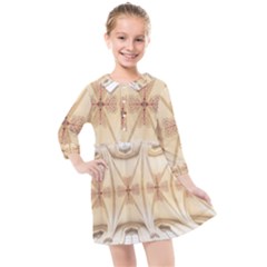 Wells Cathedral Wells Cathedral Kids  Quarter Sleeve Shirt Dress by Celenk