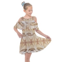 Wells Cathedral Wells Cathedral Kids  Shoulder Cutout Chiffon Dress by Celenk