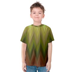 Zig Zag Chevron Classic Pattern Kids  Cotton Tee