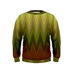 Zig Zag Chevron Classic Pattern Kids  Sweatshirt