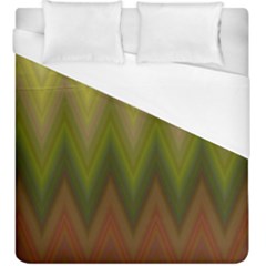 Zig Zag Chevron Classic Pattern Duvet Cover (king Size)