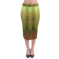 Zig Zag Chevron Classic Pattern Midi Pencil Skirt