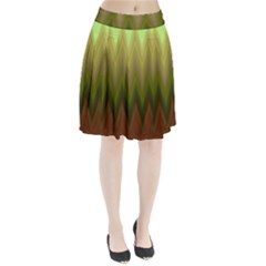 Zig Zag Chevron Classic Pattern Pleated Skirt