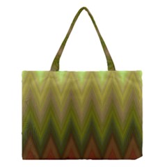 Zig Zag Chevron Classic Pattern Medium Tote Bag