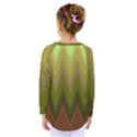 Zig Zag Chevron Classic Pattern Kids  Long Sleeve Tee View2