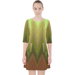 Zig Zag Chevron Classic Pattern Pocket Dress