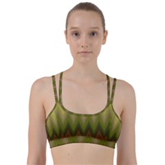 Zig Zag Chevron Classic Pattern Line Them Up Sports Bra