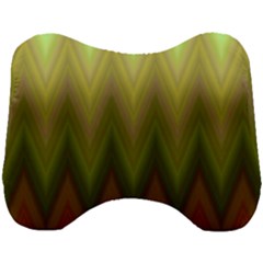 Zig Zag Chevron Classic Pattern Head Support Cushion