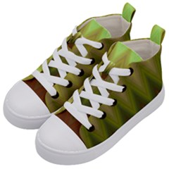 Zig Zag Chevron Classic Pattern Kid s Mid-top Canvas Sneakers