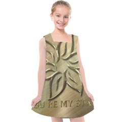 You Are My Star Kids  Cross Back Dress by NSGLOBALDESIGNS2