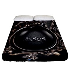 Jesus Fitted Sheet (california King Size) by NSGLOBALDESIGNS2