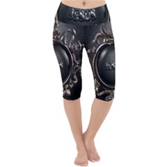 Jesus Lightweight Velour Cropped Yoga Leggings by NSGLOBALDESIGNS2