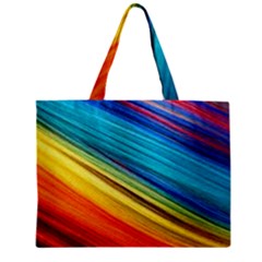 Rainbow Zipper Mini Tote Bag by NSGLOBALDESIGNS2