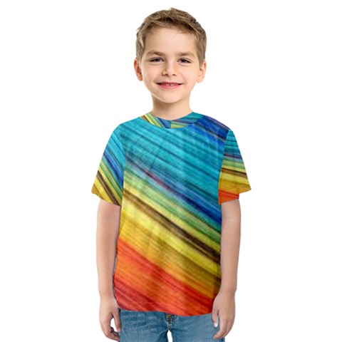 Rainbow Kids  Sport Mesh Tee by NSGLOBALDESIGNS2