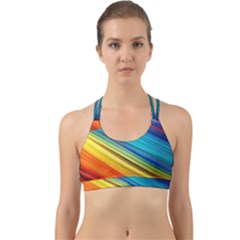 Rainbow Back Web Sports Bra by NSGLOBALDESIGNS2