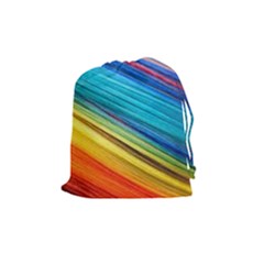 Rainbow Drawstring Pouch (medium) by NSGLOBALDESIGNS2