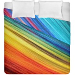 Rainbow Duvet Cover Double Side (king Size) by NSGLOBALDESIGNS2