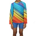 RAINBOW Kids  Long Sleeve Swimwear View1