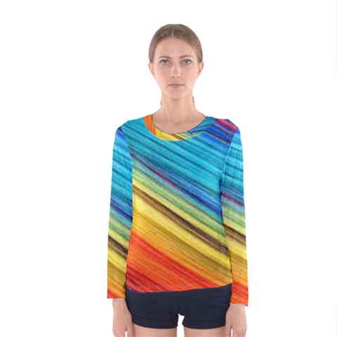 Rainbow Women s Long Sleeve Tee by NSGLOBALDESIGNS2