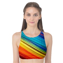 Rainbow Tank Bikini Top by NSGLOBALDESIGNS2