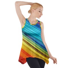 Rainbow Side Drop Tank Tunic by NSGLOBALDESIGNS2