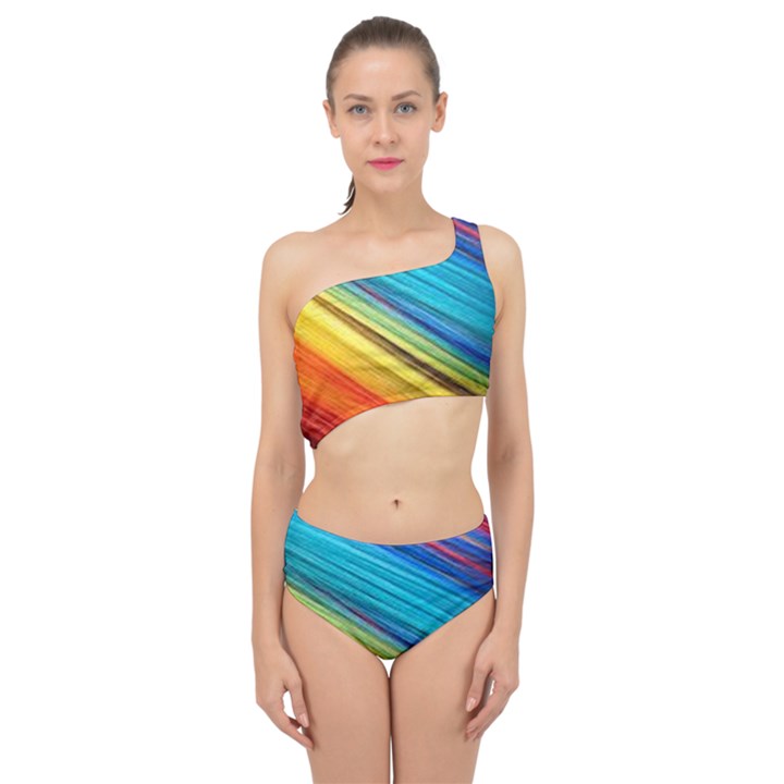 RAINBOW Spliced Up Two Piece Swimsuit