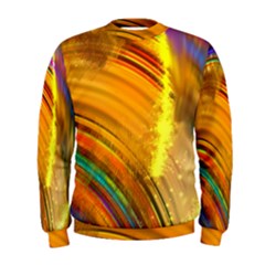 Orange Pink Sketchy Abstract Arch Men s Sweatshirt by bloomingvinedesign