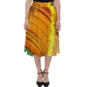 Orange Pink Sketchy Abstract Arch Classic Midi Skirt View1