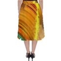 Orange Pink Sketchy Abstract Arch Classic Midi Skirt View2