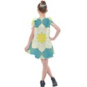 Pattern Flower Abstract Pastel Kids  Tie Up Tunic Dress View2