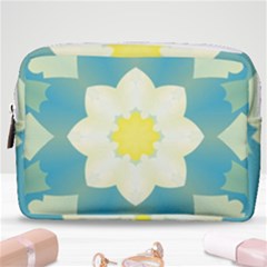 Pattern Flower Abstract Pastel Make Up Pouch (medium)