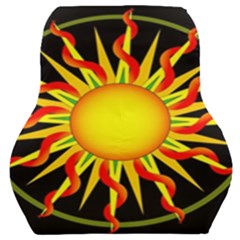 Mandala Sun Graphic Design Car Seat Back Cushion 