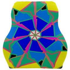 Mandala Wheel Pattern Ornament Car Seat Velour Cushion 