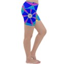 Mandala Wheel Pattern Ornament Lightweight Velour Yoga Shorts View3