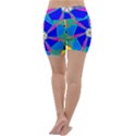 Mandala Wheel Pattern Ornament Lightweight Velour Yoga Shorts View4