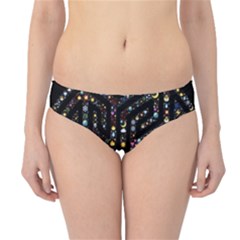 Symbol Wheel Mandala Design Hipster Bikini Bottoms by Simbadda