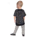 Symbol Wheel Mandala Design Kids Raglan Tee View2