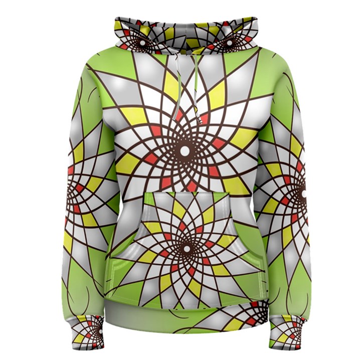 Mandala Model Figure Graphics Women s Pullover Hoodie