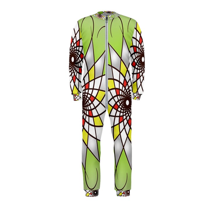 Mandala Model Figure Graphics OnePiece Jumpsuit (Kids)